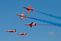 124_Radom_Air Show_Red Arrows na British Aerospace Hawk T1